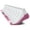 White/Pink Marled, variant on Body Glove Girls' Socks - 10 Pack Performance Cushion Athletic Quarter Cut Sock - Kids Running Socks