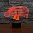 thumbnail image 4 of 3D LED Charizard Optical Illusion Night Light,FYBTO 7 Color Change Touch Switch USB Powered Bedroom Decor Desk Lamp, 4 of 5