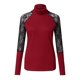 thumbnail image 3 of Pntutb moda mujer cuello alto manga larga algodón camiseta casual tops blusa de encaje Pntutb Pntutb-3289, 3 of 6