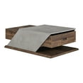 thumbnail image 1 of Furniture of America Menster Table Basse Moderne en Bois avec Rangement en Chêne Récupéré, 1 of 8