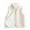 White Sleeveless Hoodless Jackets, variant on Women's Winter Warm Faux Fur Vests Zipper Closure Sleeveless Outwear WaistCoatsJackets Fluffy Gilet Coats Pink XXXXL