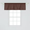thumbnail image 2 of Ambesonne Abstract Window Valance, Old Fashion Retro Dots, 54" X 18", Brown Beige, 2 of 3