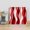 Red, variant on Red Striped Wall Art Painting on Canvas, Modern Gradient Geometric Ripple Stripes Canvas Art Home Prints Wall Art Framed Modern Artwork for Living Room Bedroom Wall Decor 8x8in