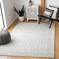 thumbnail image 4 of SAFAVIEH Tulum Goddard Moroccan Geometric Runner Rug, Ivory/Grey, 2' x 8', 4 of 5