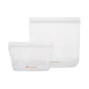 Full Circle ZipTuck Reusable Plastic Bags Snack Set, Clear