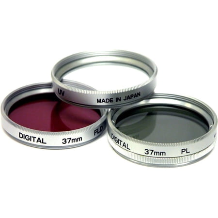 Vivitar 46mm UV Polarizer & FLD Deluxe Filter kit (set of 3 + carrying case) FK46