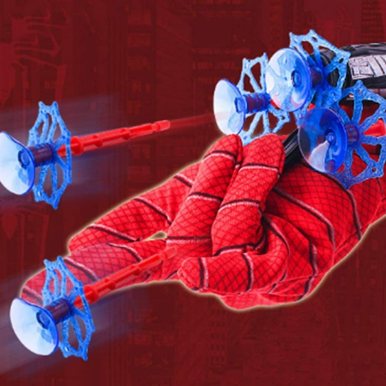  Spider Web Shooter & Wrist Launcher Toy Set,Super Hero  Role-Playing Spider Web Shooter Toy : Toys & Games