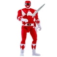 thumbnail image 4 of Figura de acción PlayMates Mighty Morphin Power Rangers Red Ranger, 4 of 9