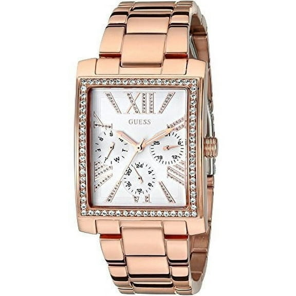GUESS U0446L3,Women's Stunning Retro,Rose Gold-Tone,Mult-ifunction,50m WR