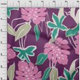 thumbnail image 3 of oneOone Cotton Flex Purple Fabric Abstract Tropical Floral Diy Clothing Quilting Fabric Print Fabric By Yard 40 Inch Wide, 3 of 4