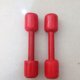 thumbnail image 5 of 2 pares de mancuernas de madera con agarre manual para fitness, portátiles, para levantamiento de pesas, equipo de gimnasia, accesorios ecológicos para gimnasio infantil en casa (rojo y amarillo), 5 of 7