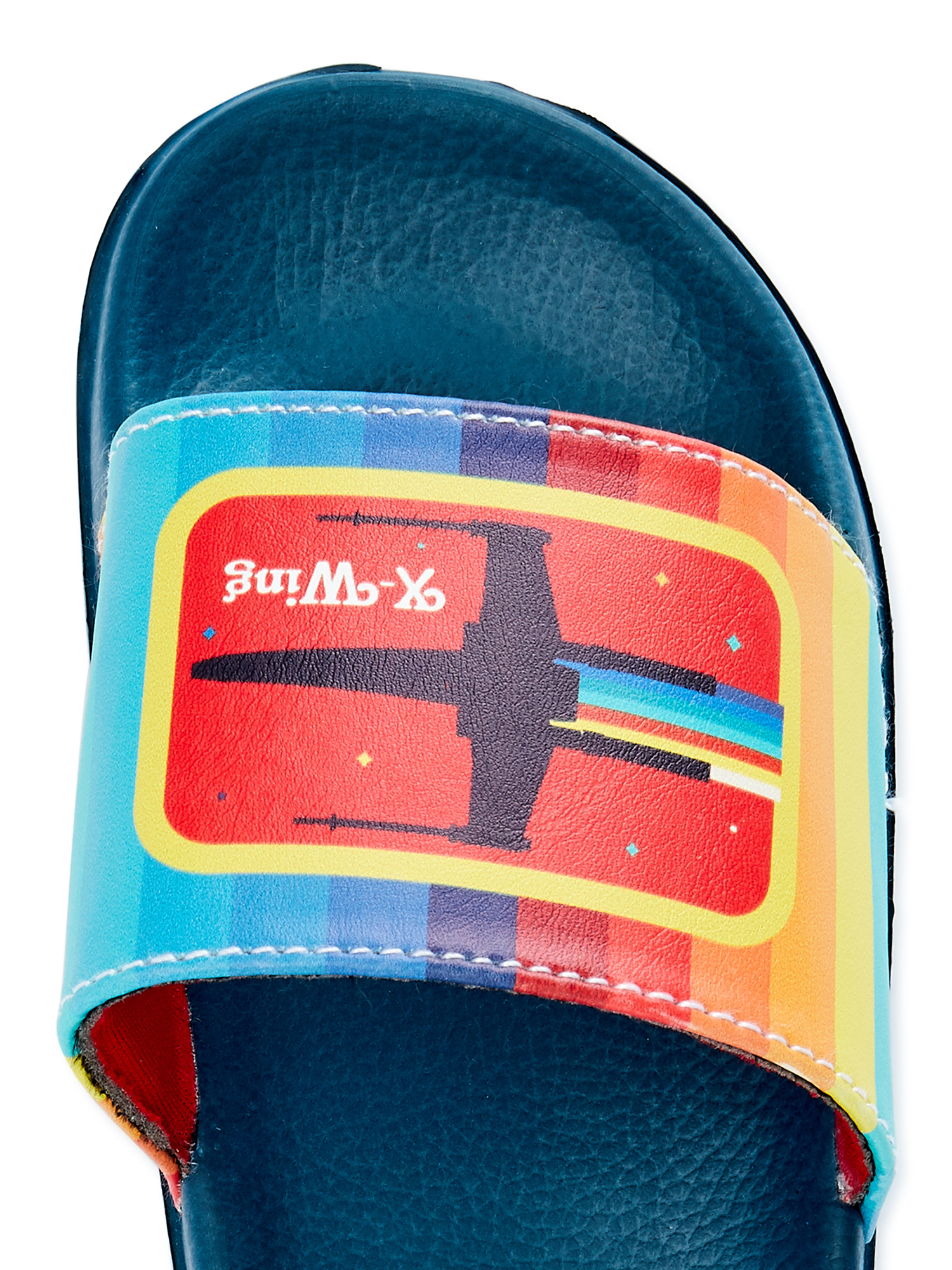 Star Wars Boys X-Wing Slide Sandals with Screen-Print - image 4 of 6