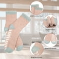 thumbnail image 2 of Loritta Fuzzy Socks for Women Slipper Winter Warm Cozy Socks with Grippers Womens 6 Pairs,Size 5-9, 2 of 6