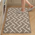 thumbnail image 1 of shiyou-Kitchen Rugs and Mats,Kitchen Mats for Floor,24"x35" Non Slip Runner Rug,Absorbent Resist Dirt Comfort Standing Mat Machine Washable for Entryway,Hallway,Front of Sink(Beige), 1 of 4