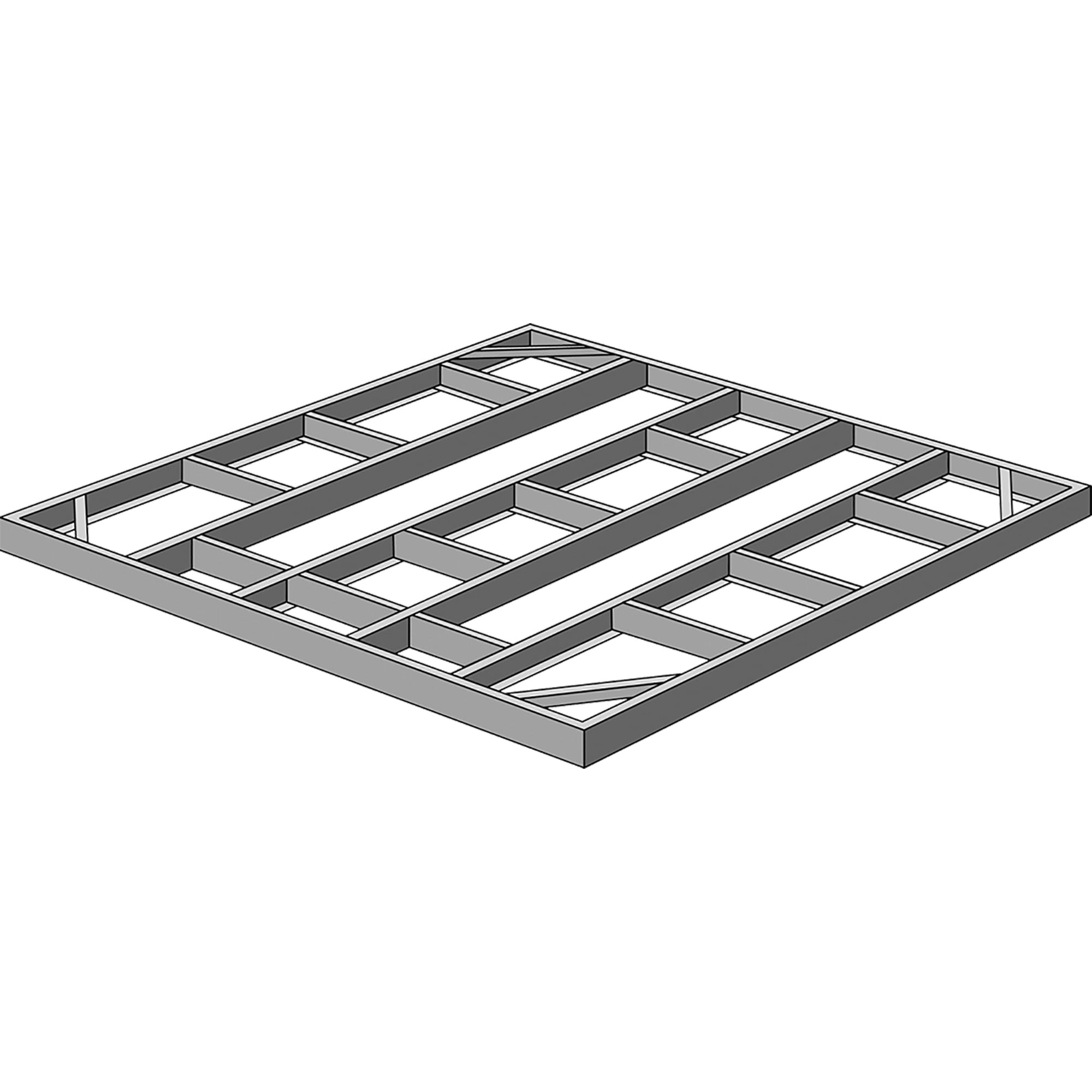 Arrow Grey Shed Base Kit