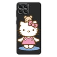 thumbnail image 1 of Funda de teléfono trasera de hello kitty para Xiaomi Redmi 10A, 9C, 9A, 8A, 7A, 6, 7, 8, 9T, 10C, 9, 10, K40 Pro, K50, 6 Pro, K50, de lujo, color negro zhangmengya LED, 1 of 2