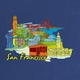 thumbnail image 2 of CafePress - San Francisco Travel Poster Maternity T Shirt - Maternity Dark T-Shirt, 2 of 3
