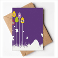 thumbnail image 1 of Easter Festival Purple Greeting Cards You are Invited Invitations, 1 of 3