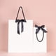 thumbnail image 3 of Bolsa de regalo PAPERIST Elegance blanca con asa negra y cinta x12, 3 of 9