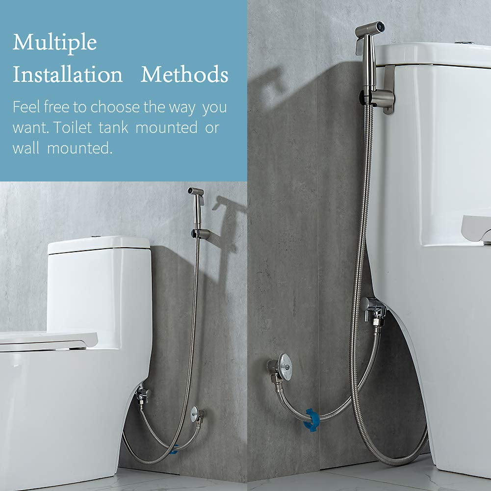 Sherry Stainless Steel Hand Held, Bidet Attachment Brushed Nickel
