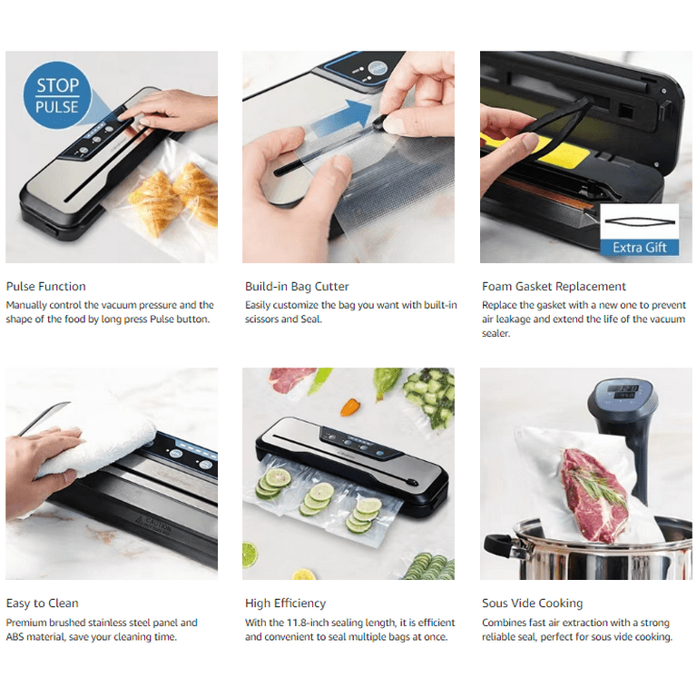 🚨 NEW Beelicious ALERT 🚨 Beelicious 8-In-1 Powerful Food Vacuum Sealer,  with Pulse Function, Moist&Dry Mode and External VAC for Jars and  Containers, By Beelicious
