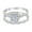Moissanite, variant on Moissanite Size-9 Two Piece Art Deco Round Vintage Style Cushion Cut Halo CZ Wedding Set Engagement Ring 925 Sterling Silver Gifts For Her