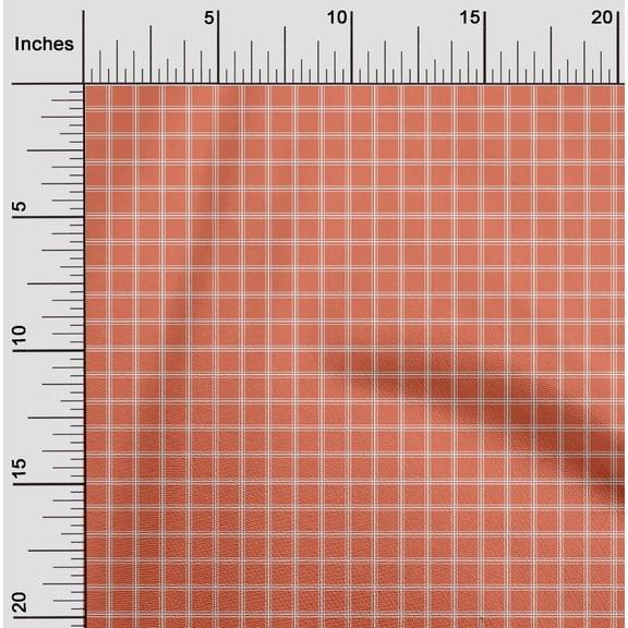 oneOone Velvet Dark Peach Fabric Stripes Craft Projects Decor Fabric Printed By The Yard 58 Inch Wide-MA4