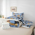 thumbnail image 6 of Castle Fairy Cute Dogs Bedding Comforter Set 7-Piece for Teens Boys Girls,Cartoon Animal King Bedding Sets,Kawaii Pets Ultra Soft Bed Sheets,Breathable Home Decor,Reversible, 6 of 8