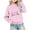 Pink D, variant on Edvintorg 1-12 Years Toddler Sweatshirt Long Sleeve Christmas Gift Fall Winter School Clothes Outfit Cute Pattern Printed Crewneck Pullover Tops Kids Clothes Boys Children's Clothing