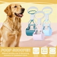 thumbnail image 4 of Uxcell Poop Scooper, 11" Long Handle No Touch Dog Poop Scooper Grabber Non-Breakable Spring Pick Up Tool Shovel, (Milky Blue), Intended for Dogs Waste in Lawns/Grass/Dirt/Gravel, 4 of 7