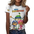 thumbnail image 3 of Team Umizoomi T-Shirt for Women Casual Printed Tee Stylish Soft Graphic Shirts Top Short-Sleeve Outfit 5XL, 3 of 8