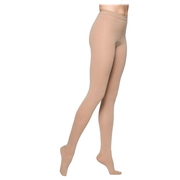 Sigvaris Essential 863 Opaque 30-40 Closed Toe Maternity/Plus Compression Pantyhose Crispa SL Long