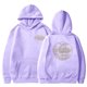 thumbnail image 1 of MHFRRA Sudadera Informal de Terciopelo con Capucha para Hombre y Mujer, Sudadera Holgada con Estampado de Hop, Sudadera Deportiva Púrpura claro, 1 of 2