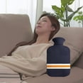 thumbnail image 5 of Hot Water Bottle Heat Up and Refreezable Hot Cold Pack with Classic Striped, 5 of 5