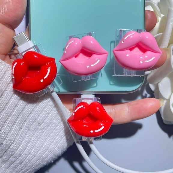 Tianyeda 4PCS Phone Cord Protector Cable Bites  Suitable For All Original Type-c/ lighting cables