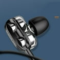 thumbnail image 3 of Casque Filaire à Double Haut-Parleur Stéréo, Écouteurs Sport avec Micro, Klaxon Simple Rouge, 3 of 4