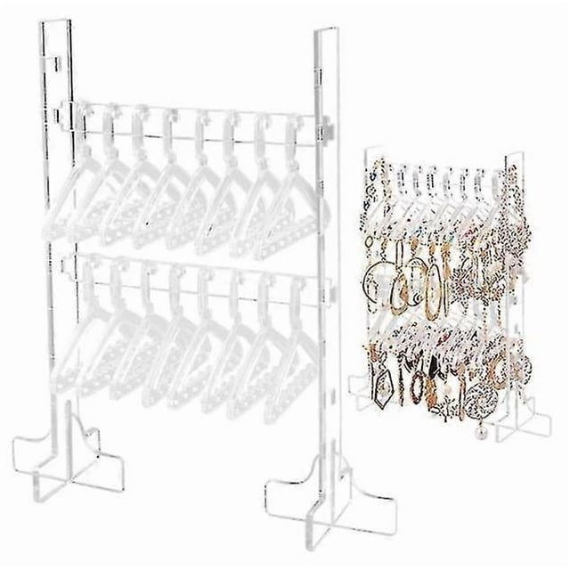 2-layer Acrylic Earring Izer, Lar Earring Displayrack, Women's And Girls' Jewelry Stora