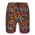 thumbnail image 3 of Logiee Daisies Flowers Print Mens Swim Trunks Quick Dry Board Shorts,Breathable Hawaii Beach Shorts Swimwear Bathing Suits-Large, 3 of 6