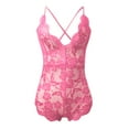 thumbnail image 2 of Sous-vêtements Femmes Mode Combinaison Lingerie Jeu de Rôle Lingerie Aguichant Costumes pour Femmes Lingerie en Dentelle à Carreaux Rouges TTTG, 2 of 8