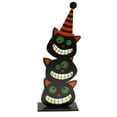 thumbnail image 1 of Advancent Decoración de de madera Festival de calabaza de Halloween Signo decorativo Placas Accesorios Suministros para manualidades con soporte Kits de decoración para fiestas Tipo 26, 1 of 6