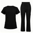 thumbnail image 3 of New Clinical Scrubs Top Pants Set Uniforme Mujer Doctor Nurse Surgical Uniforms Woman Beauty Salon Work Wear Nursing Set, 3 of 4