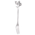 thumbnail image 7 of Joernso Leaf Shape Handlle Coffee Spoon Dessert Scoop Fork Tablewear Kitchen Accessories, 7 of 7