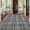 Gray, variant on Funslane 2' x 6' Washable Plaid Runner Rug, Modern Non-Slip, Stain-Resistant Floor Carpet for Bedroom, Entryway, Kitchen, Dining Room & Dorm, Beige