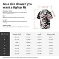 thumbnail image 7 of Xecao offers the Orchids Flowers for Men's Casual Short-sleeved Shirt, a button-up collared shirt with a pocket, perfect for beach vacations and yacht travel in the XX-Large size., 7 of 7