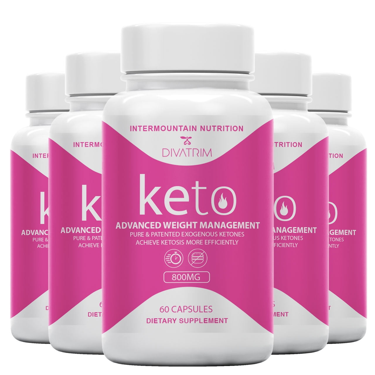 3 Packs Divatrim Keto Pill Diva Trim Keto Fuel Advanced Keto Formula Pure Patented Exogenous Ketones The Official Brand Dietary Supplement Walmart Com