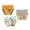 ZA-Orange, variant on Zanarzt Little Boys Cotton Underwear Toddler Training Pants Soft Cotton Training Underwear for Baby Boys Girls Pack of 3 Grey,5-6 Years