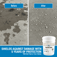thumbnail image 2 of The Rainguard Water Sealers Concrete Sealer forms an invisible barrier that protects concrete surfaces from water, salt, oil, stains, harsh weather, and contaminants, ensuring lasting durability. The, 2 of 8