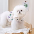 thumbnail image 6 of Dog Dress Pet Camping Walking Dress Pet Dress Dog Flower Skirt Cats Dress Dog Clothes for Small Dogs Girl, 6 of 9