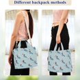 thumbnail image 4 of FORMRS Womens Corduroy Tote Bag Crossbody Shoulder Handbag with Pocket, Blue Ice Hockey, 4 of 7