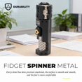 thumbnail image 5 of Fidget Spinner de Mosqueteros Bolt - Juguete Metal con Control Deslizante Háptico para Aliviar el Estrés por TDAH, Herramienta Escritorio Oficina Adultos, 5 of 5